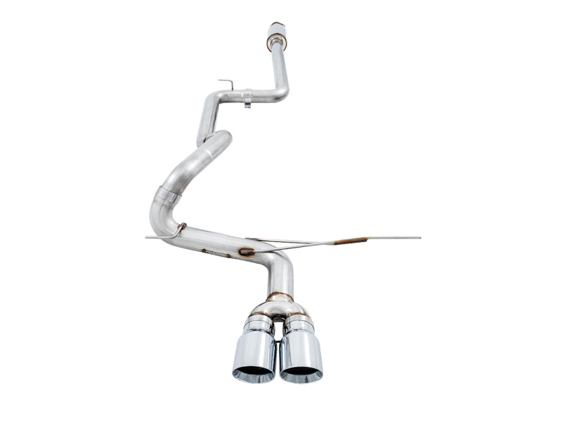 AWE Tuning Ford Focus ST Track Edition Cat-Back Exhaust - Chrome Silver Tips