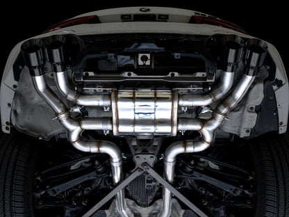 AWE Tuning 20-25 BMW X3 M/M Comp (F97) AWD SwitchPath Axle-Back Exhaust - Diamond Black Tips
