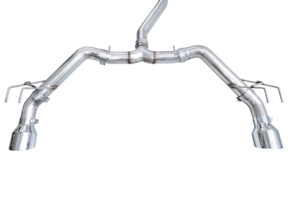 AWE Tuning 22+ Honda Civic Si/Acura Integra Track Edition Cat-Back Exhaust - Dual Chrome Silver Tips