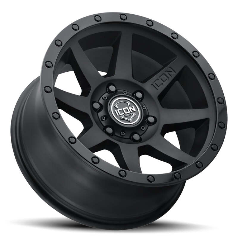 ICON Rebound 20x9 6x5.5 0mm Offset 5in BS 106.1mm Bore Double Black Wheel