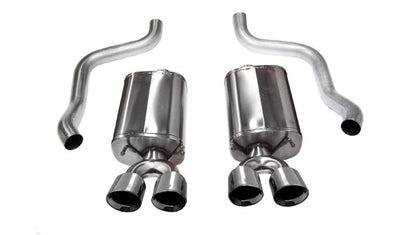 Corsa 2005-2007 Chevrolet Corvette C6 6.0L V8 Black Sport Axle-Back Exhaust