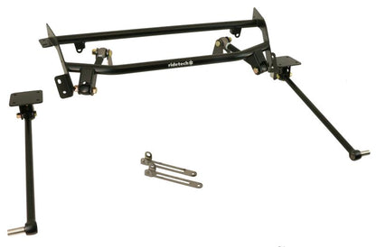 Ridetech 68-72 Nova (w/o FrameRail Bump) Double Adjustable Bolt-On 4-Link w/ Rubber Rod Ends