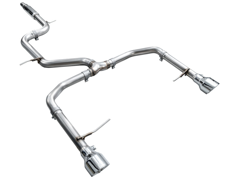 AWE Tuning 22-25 Volkswagen Jetta GLI Track Edition Exhaust - Chrome Silver Tips