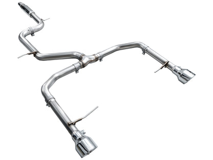 AWE Tuning 22-25 Volkswagen Jetta GLI Track Edition Exhaust - Chrome Silver Tips