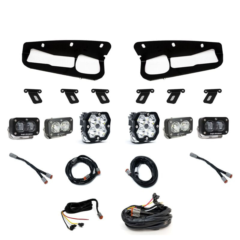 Baja Designs 21-25 Ford Bronco Squadron 2.0 Sport (Spot) / S2 SAE / S2 Sport D/C Steel Bmpr w/UP