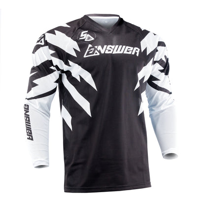 Answer 26 LE Syncron Rizz Vented Jersey Black/White/Cyan - 2XL
