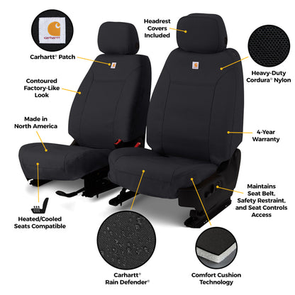 Covercraft 24-25 Jeep Wrangler Buckets Carhartt Super Dux Precision Fit Custom Front Row Seat Cover