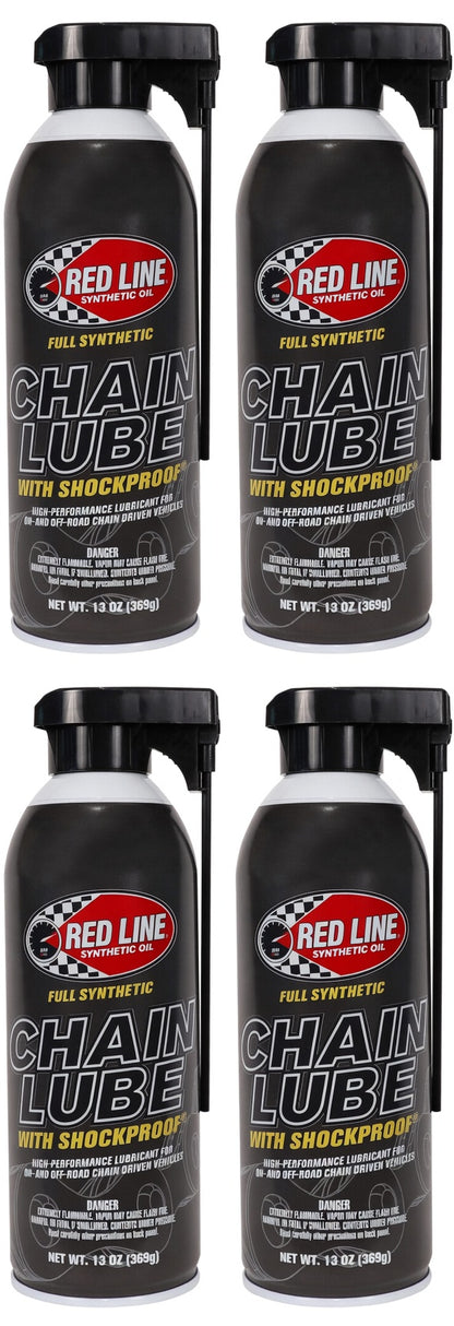 Red Line Chain Lube Aerosol 13oz Choose Quantity 1/2/4/6/12 - 43103