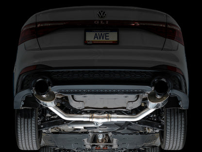 AWE Tuning 22-25 Volkswagen Jetta GLI Touring Edition Exhaust - Diamond Black Tips