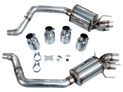 AWE Tuning 05-07 C6 Chevrolet Corvette 6.0L Touring Edition Axle-Back Exhaust w/ Chrome Silver Tips