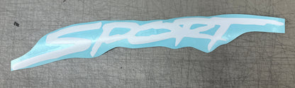 INSTOCK 1 Dodge Ram dakota 18 inch sport decal, stickers, 4x4, off road, WHITE