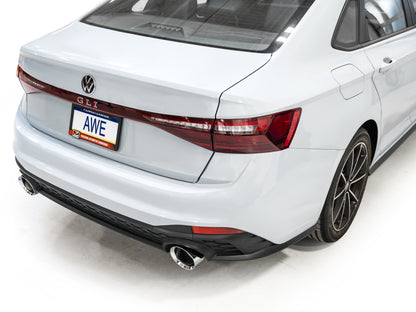 AWE Tuning 22-25 Volkswagen Jetta GLI Track Edition Exhaust - Chrome Silver Tips