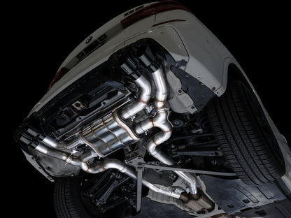 AWE Tuning 20-25 BMW X3 M/M Comp (F97) AWD SwitchPath Axle-Back Exhaust - Diamond Black Tips