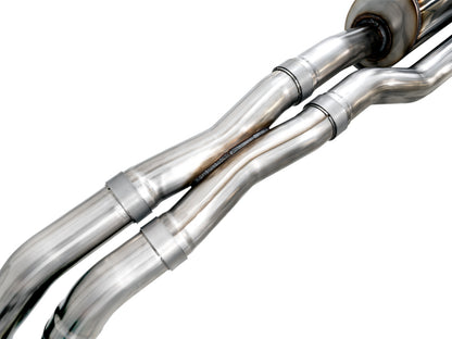 AWE Tuning 25+ RAM 1500 3.0TT 0FG Cat-Back Touring Exhaust - Chrome Silver Tips