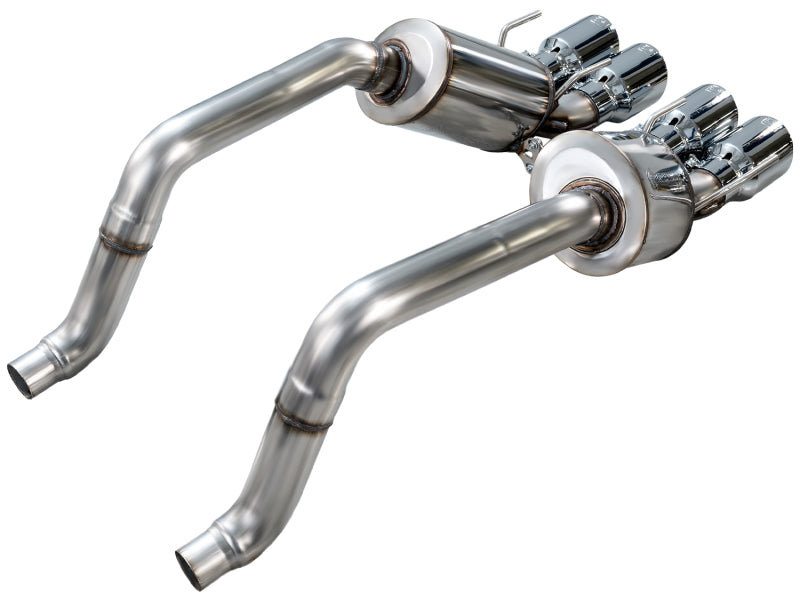AWE Tuning 05-07 C6 Chevrolet Corvette 6.0L Touring Edition Axle-Back Exhaust w/ Chrome Silver Tips
