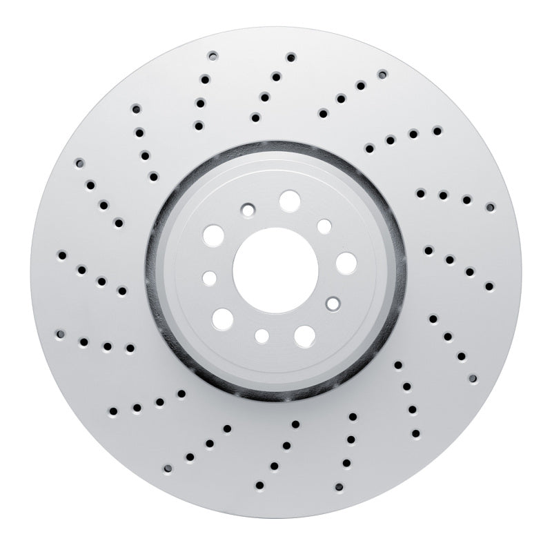 DFC 20-25 BMW X6 Left Front Drilled GeoSPEC Coated Rotor