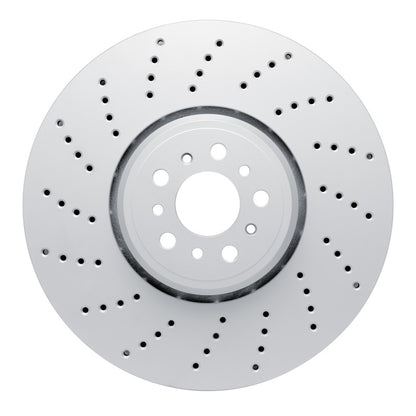 DFC 20-25 BMW X6 Left Front Drilled GeoSPEC Coated Rotor