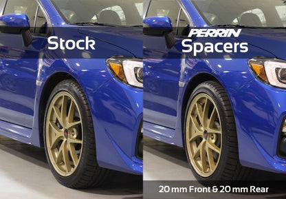 PERRIN 15-26 Subaru WRX / 05-21 STI 20mm Wheel Spacers 5x114.3 56mm CB - Pair
