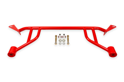 BMR 24-25 Ford Mustang S650 Chassis Brace Front Subframe 4-point - Red
