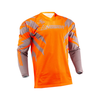 Answer 26 LE Syncron Rizz Vented Jersey Orange/Grey/White - Medium
