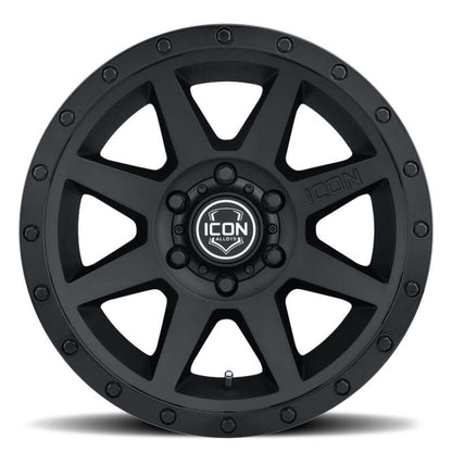ICON Rebound 20x9 6x5.5 0mm Offset 5in BS 106.1mm Bore Double Black Wheel