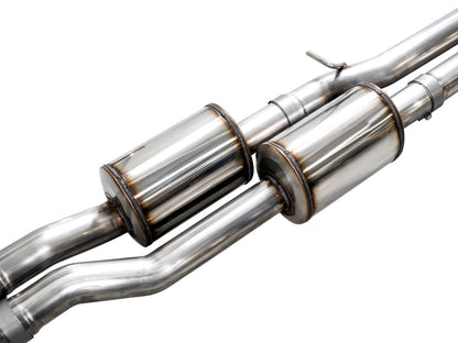 AWE Tuning 25+ RAM 1500 3.0TT 0FG Cat-Back Touring Exhaust - Chrome Silver Tips