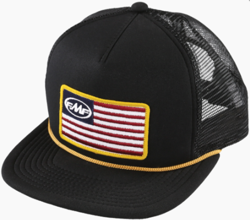 FMF Racing Stars And Bars 2 Hat Black One Size