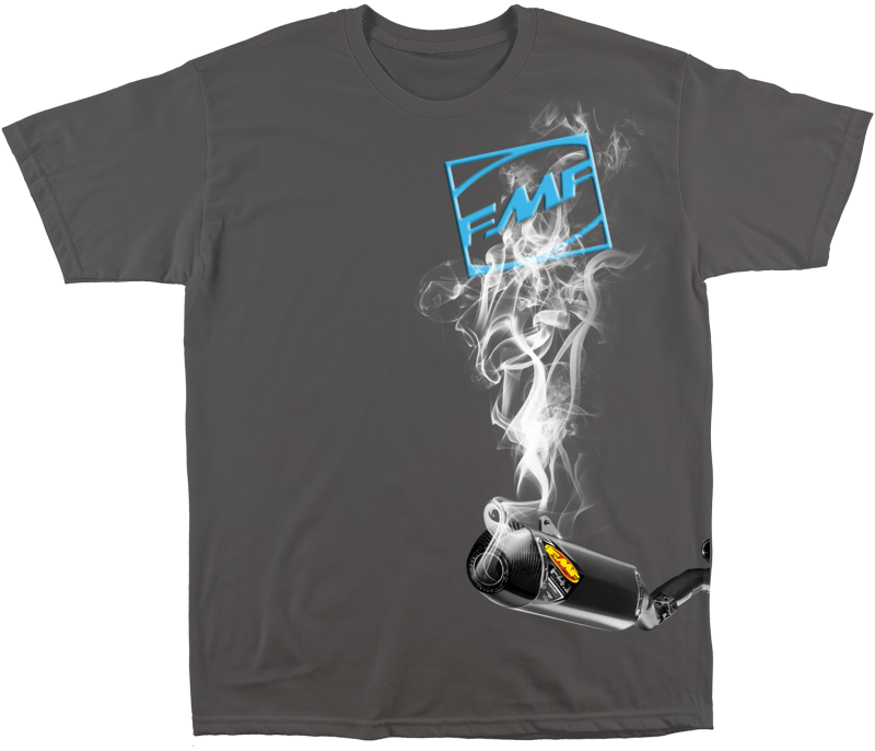 FMF Racing Boxcage Tee Charcoal Medium