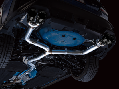 AWE Tuning 2022+ VB Subaru WRX Track Edition Exhaust - Diamond Black Tips