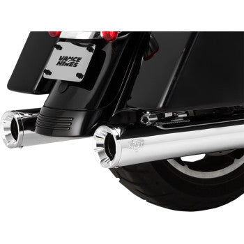 Vance & Hines HD Dresser 17-22 Eliminator 400 Chrome Slip-On Exhaust - 16714