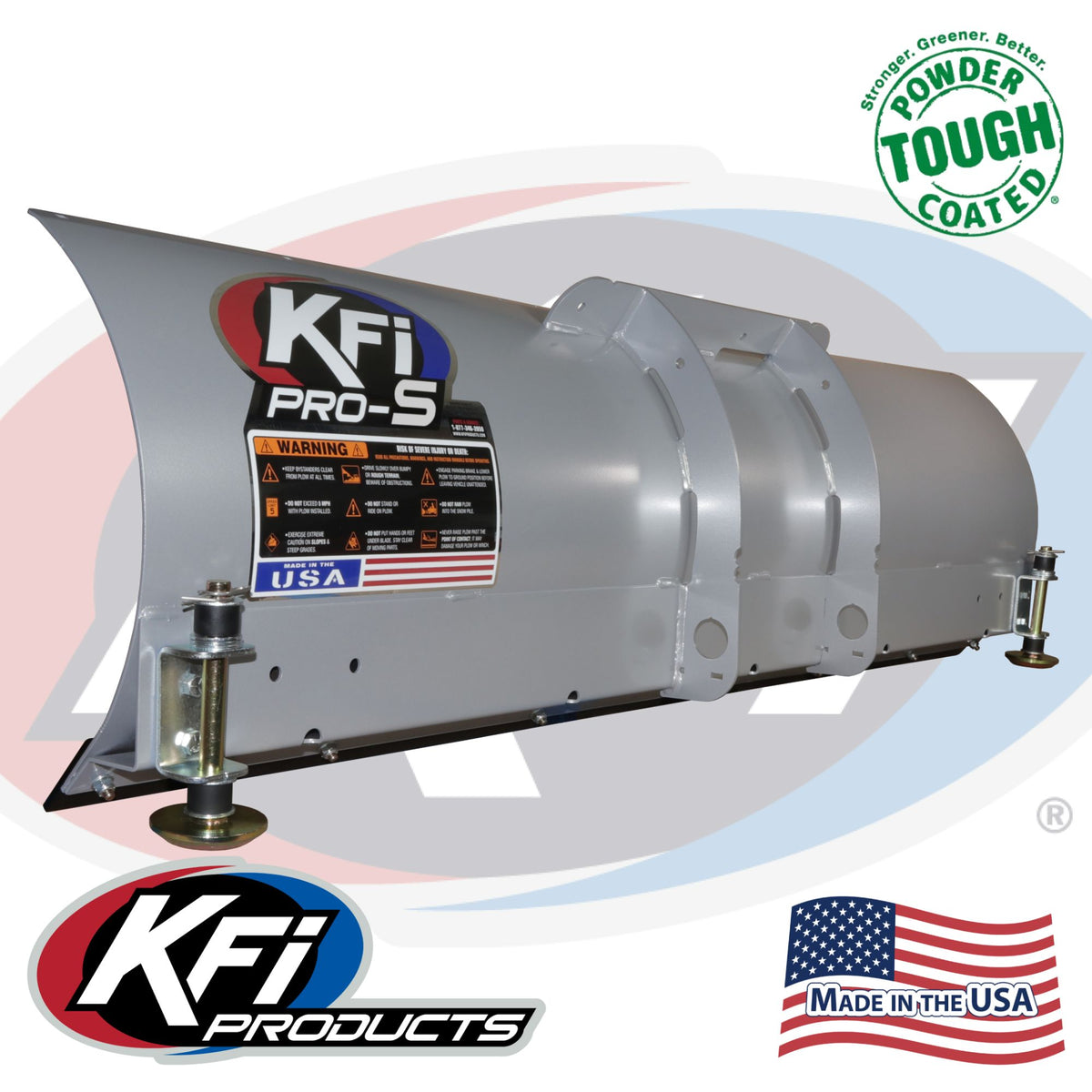 KFI Products 54" ATV Pro-S Series Steel Snowplow Blade (Straight) - 105054