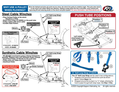 KFI Products Plow Roller Fairlead (STANDARD) - 105270