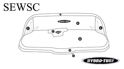 HYDROTURF Custom made Seat Cover for Kawasaki SC (aka Super Chicken) - SEWSC