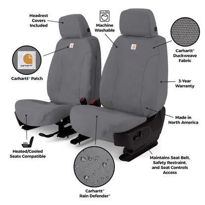 Covercraft 2026 Jeep Wrangler 2-Door (MT) Carhartt SeatSaver Custom Front Row Seat Covers