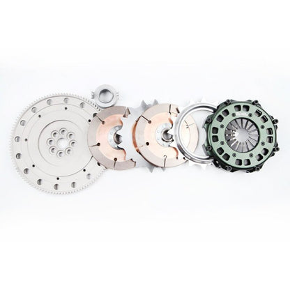 BLOX Racing Honda D-Series Twin Disc Clutch 7.25in Sprung by Edel for BLOX Racing