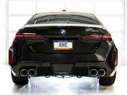 AWE Tuning BMW G90/G99 M5 Touring Edition Cat-Back Exhaust - Chrome Silver Tips