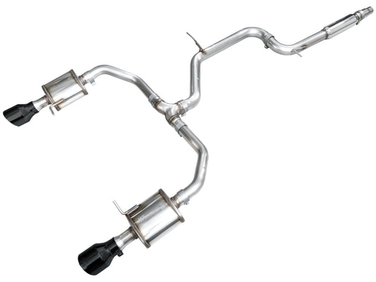 AWE Tuning 22-25 Volkswagen Jetta GLI Touring Edition Exhaust - Diamond Black Tips