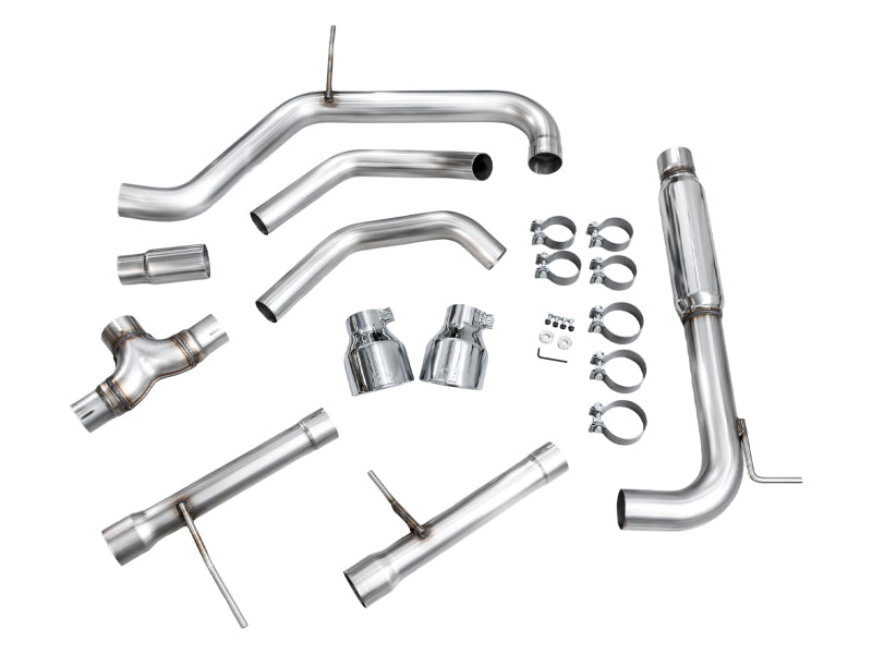 AWE Tuning 22-25 Volkswagen Jetta GLI Track Edition Exhaust - Chrome Silver Tips