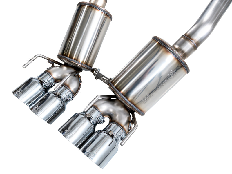 AWE Tuning 05-07 C6 Chevrolet Corvette 6.0L Touring Edition Axle-Back Exhaust w/ Chrome Silver Tips