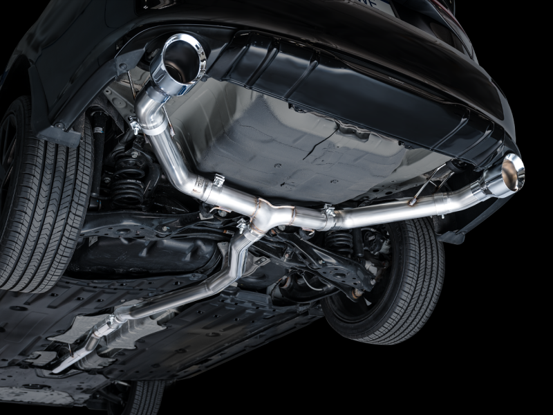 AWE Tuning 22+ Honda Civic Si/Acura Integra Track Edition Cat-Back Exhaust - Dual Chrome Silver Tips