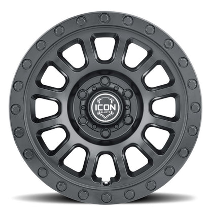 ICON Hulse 17 X 8.5 5 X 150 25mm Offset 5.75in BS Double Black