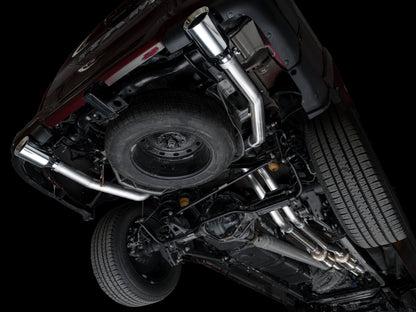 AWE Tuning 25+ RAM 1500 3.0TT 0FG Cat-Back Touring Exhaust - Chrome Silver Tips