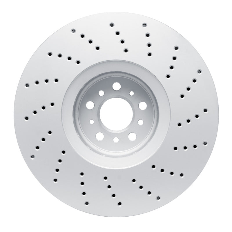 DFC 20-25 BMW X6 Left Front Drilled GeoSPEC Coated Rotor