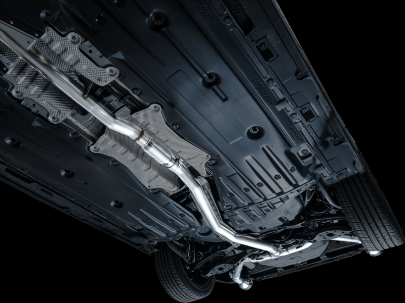 AWE Tuning 22+ Honda Civic Si/Acura Integra Track Edition Cat-Back Exhaust - Dual Chrome Silver Tips