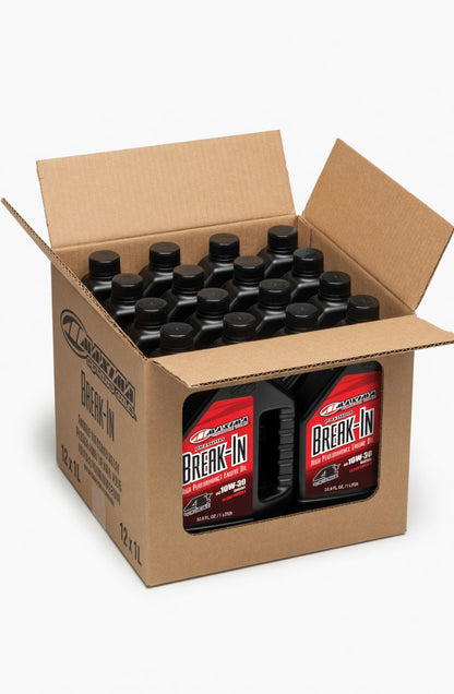 MAXIMA MAXUM Case of 12 4 BREAK-IN HI-PERF. 4-CYCLE OIL 10W-30 1 Liter 30-10901