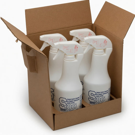 S100 TOTAL CYCLE CLEANER 500ML Bottle - 12500S - 4 Pack - 12 pack choose options