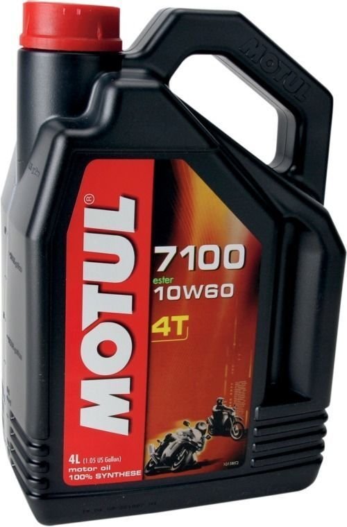 MOTUL Road Off-Road 7100 100% SYNTHETIC OIL 4T 10W-60 4-LITER 104101