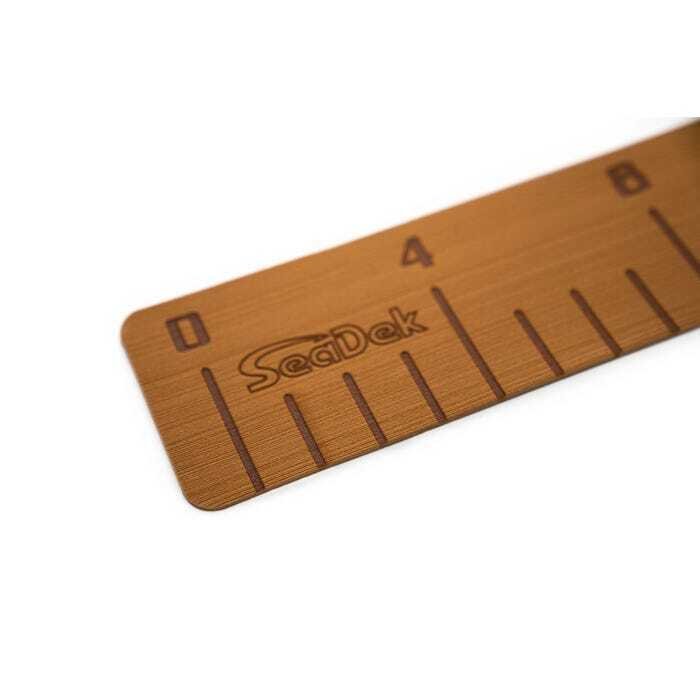 INSTOCK SeaDek FISH RULER turf 4"x36" Fishing boat MOCHA W/3M