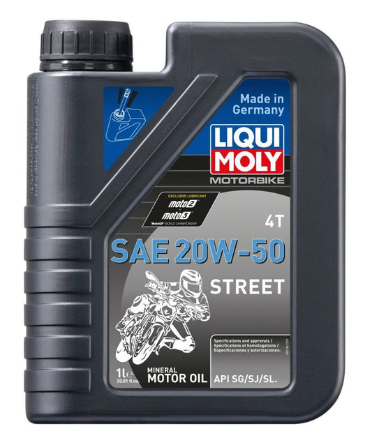 LIQUI MOLY MOTORBIKE 4T 20W-50 STREET 1 LITER - 20062