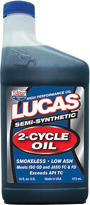 LUCAS SEMI-SYNTHETIC 2-CYCLE OIL 16 OZ 10120 - 58-5210